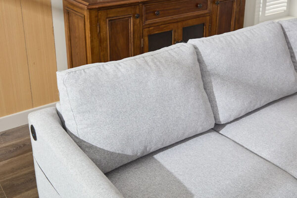 Modern Nordic Sofa with Charging Port - Image 5