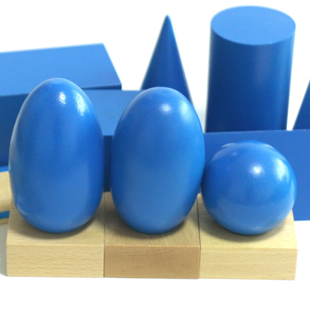 Wooden Geometric Solids Learning Set - Image 4