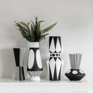 Black & White Ceramic Vase
