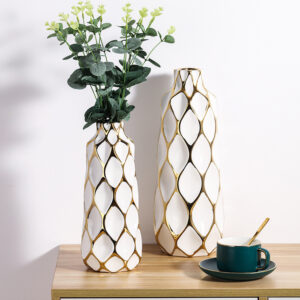 Geometric Ceramic Vase