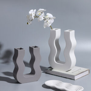 Candlestick Ceramic Vase