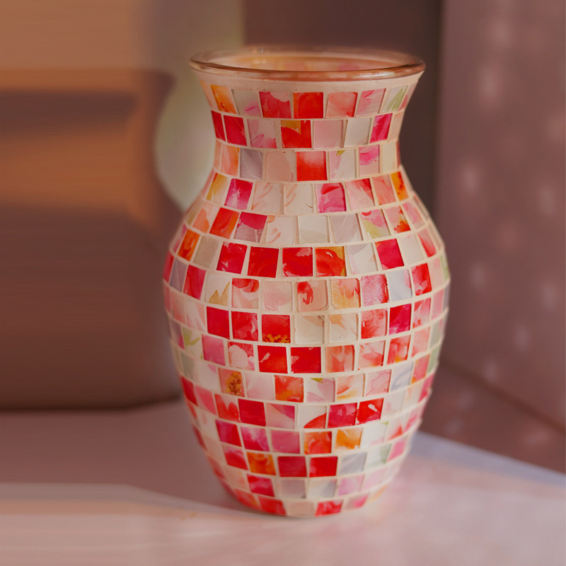 Mosaic Glass Vase - Image 3