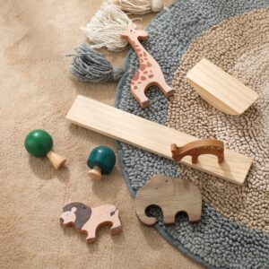 Animal Balance Seesaw – Dinosaur & Friends Wooden Toy