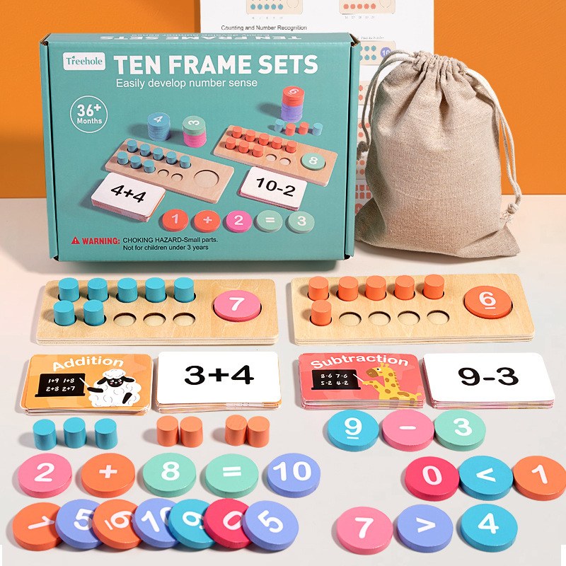 Ten-Frame Math Set – Fun Counting & Number Learning Toy - Image 5