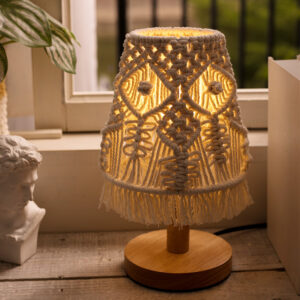 Nordic Modern Hand-Woven Table Lamp