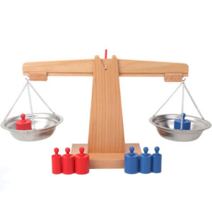 Wooden Math Balance Scale – Hands-On Arithmetic Learning