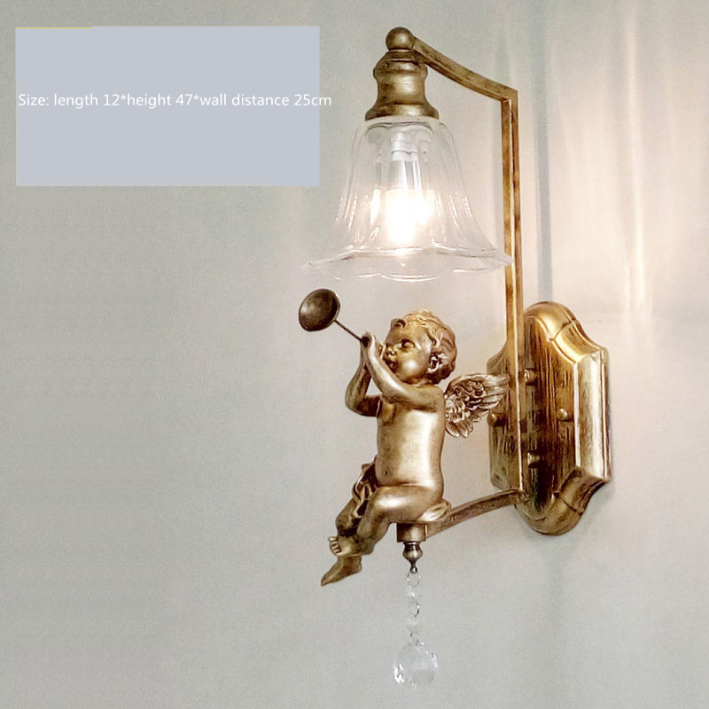 Nordic Creative LED Angel Wall Lamp - Image 4