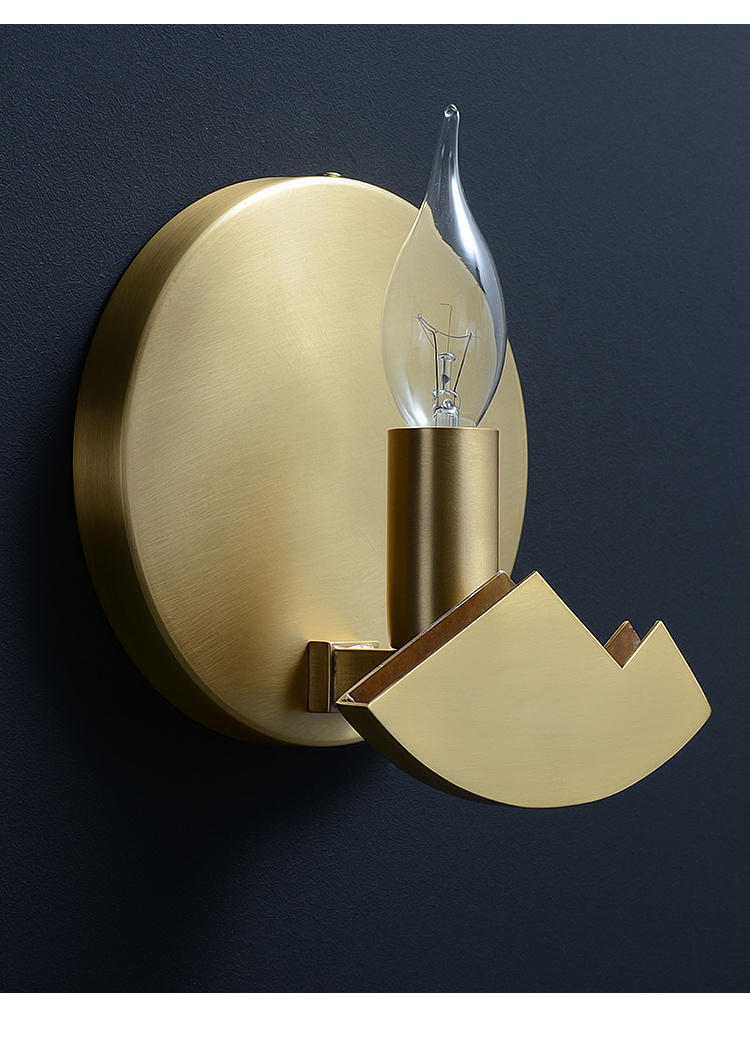 Nordic Wall Lamp with Marble Shade - Image 3