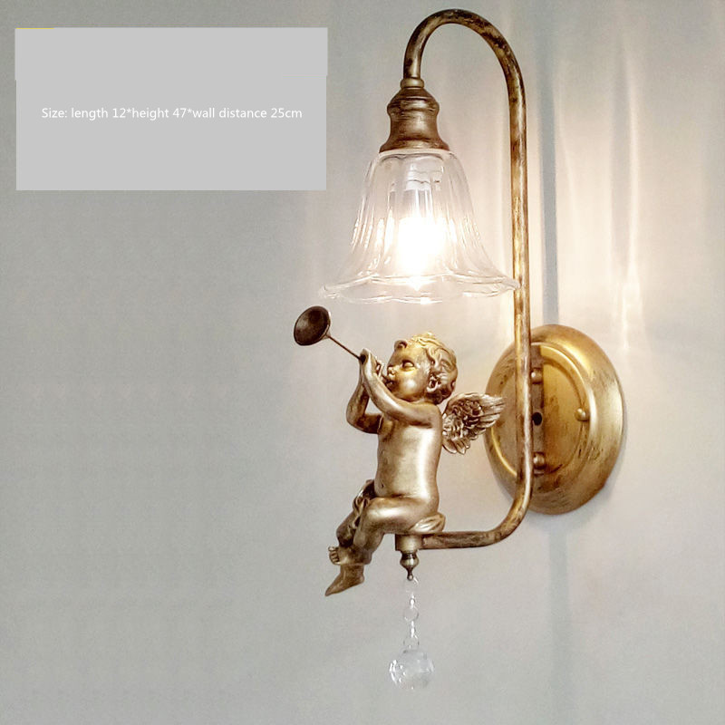 Nordic Creative LED Angel Wall Lamp - Image 3