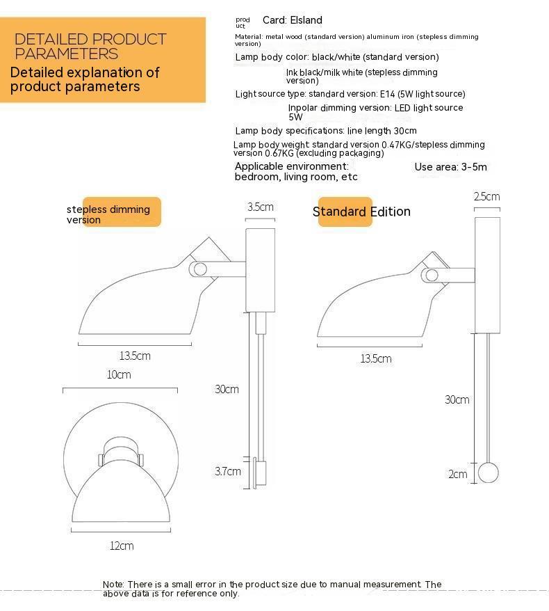 Macaron Solid Wood Wall Sconce - Image 8