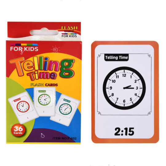 Wall Chart Clock – Educational Time Learning Aid