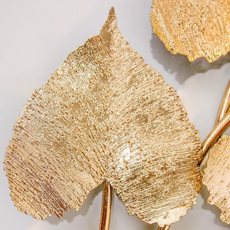 Gold Botanical Iron Wall Art - Image 5