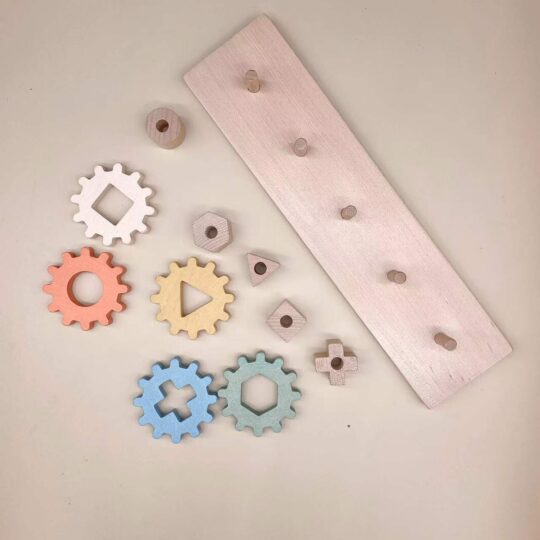 Wooden Gear Puzzle Toy