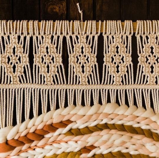 Cotton Plaid Decorative Tapestry