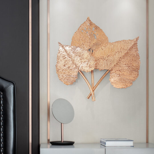 Gold Botanical Iron Wall Art