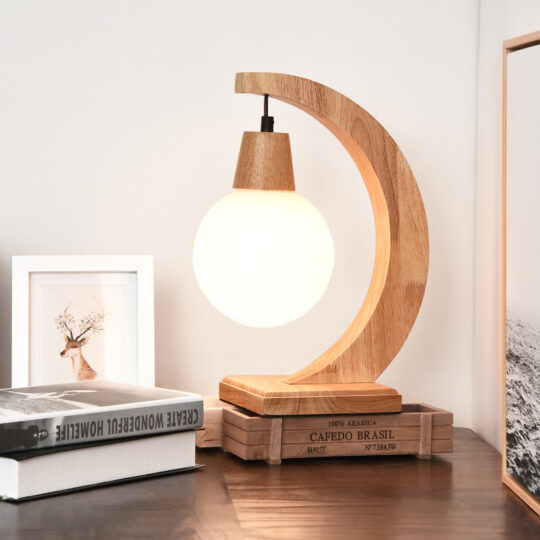 Nordic Wooden Table Lamp