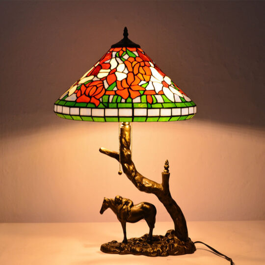 Nordic Vintage Tiffany Table Lamp