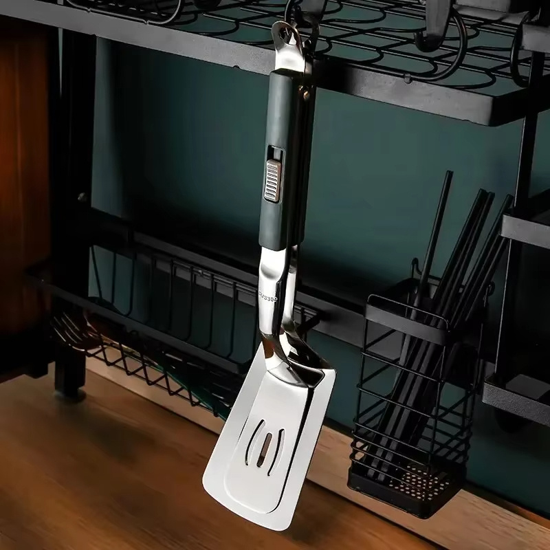 Multifunction Grill Tongs with Spatula - Image 2