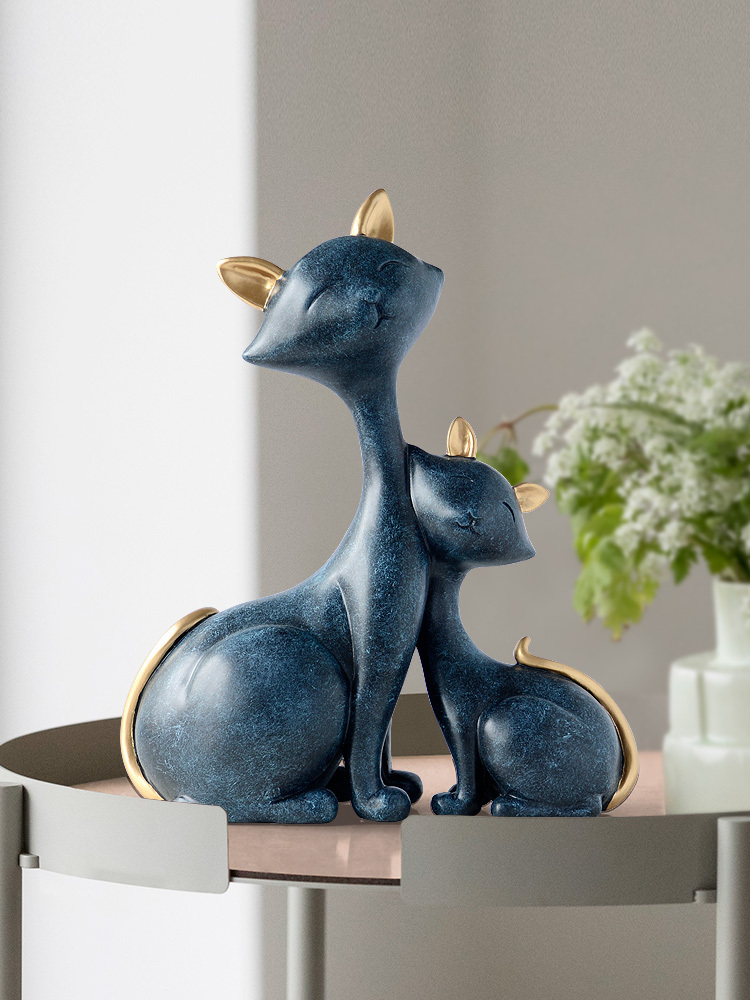 Nordic Lucky Cat Sculpture - Image 5