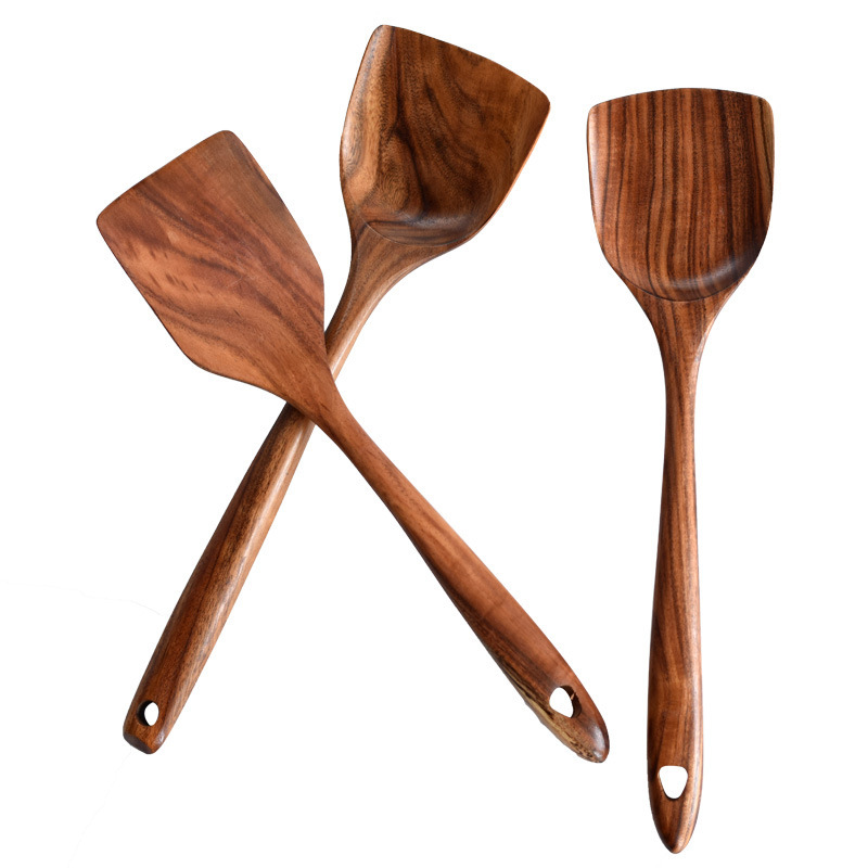 Acacia Wood Kitchen Utensil Set - Image 8