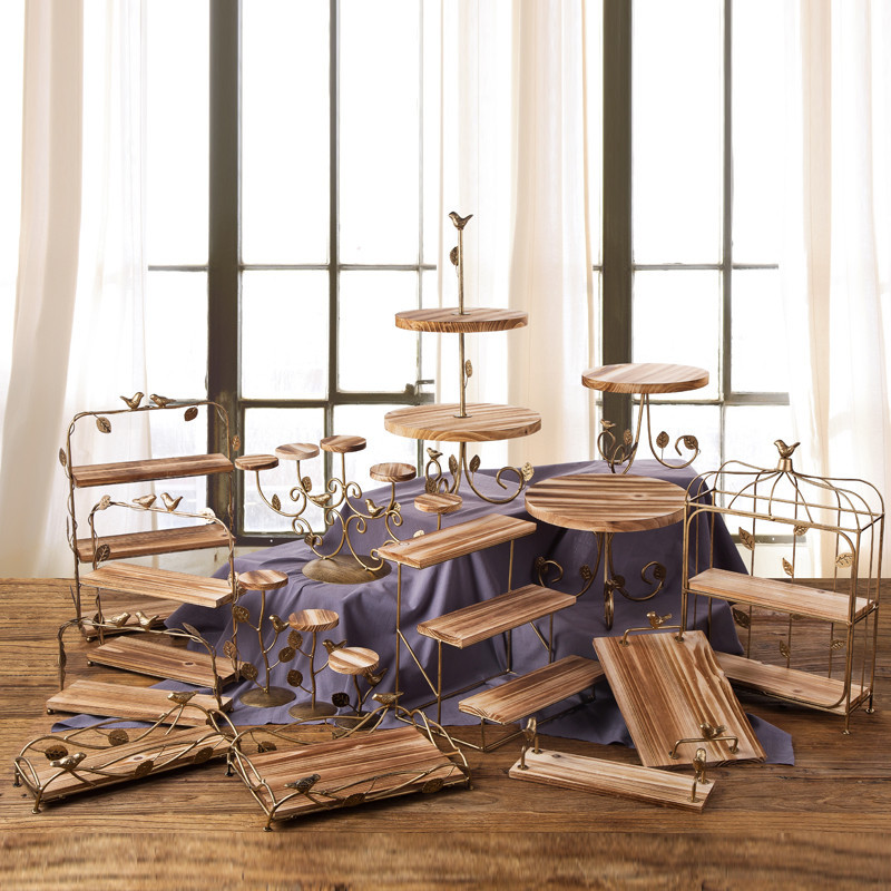 Retro Wooden Cake Stand - Image 9