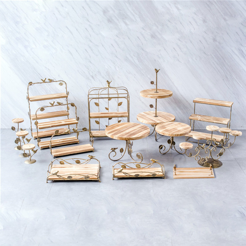 Retro Wooden Cake Stand - Image 3