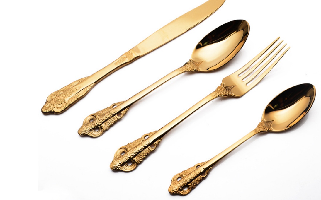 European Palace Style Cutlery Spoon Set - Image 4