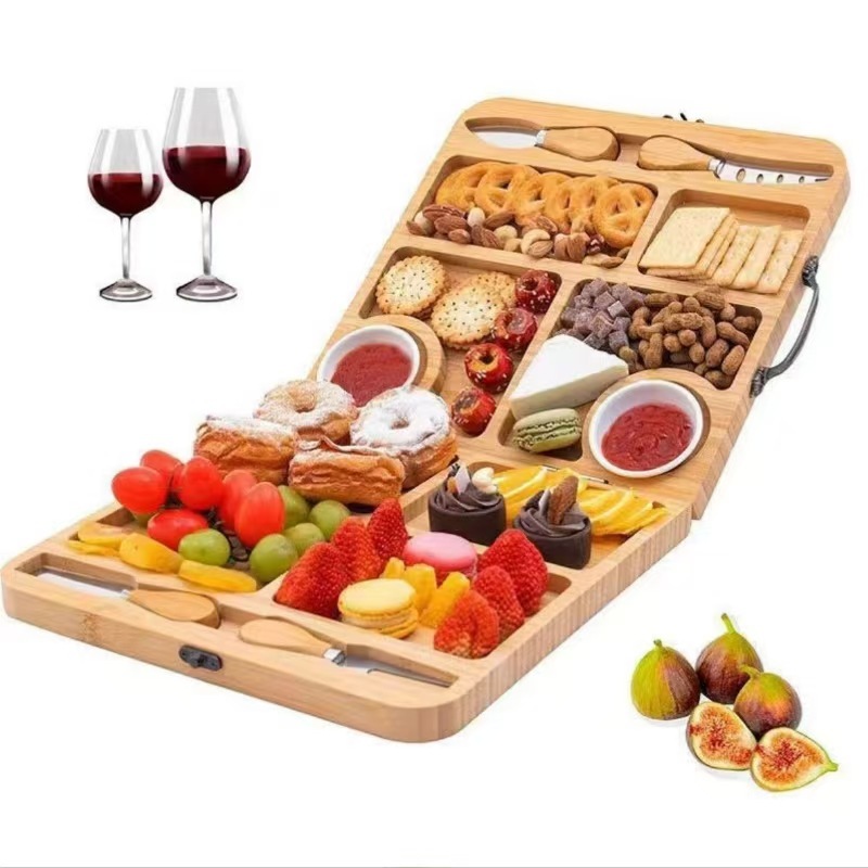 Bamboo Foldable Cheese & Bread Board - Image 2