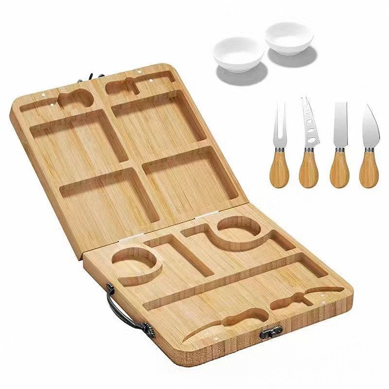 Bamboo Foldable Cheese & Bread Board - Image 5