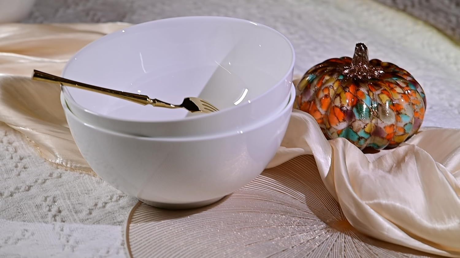 Luxury Lily Bone China Bowl Set