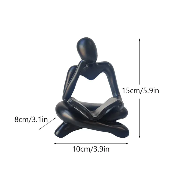 Nordic Abstract Sitting Statue